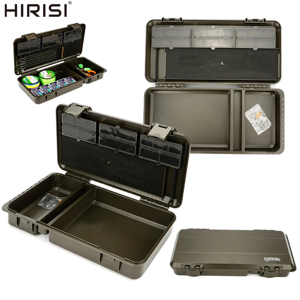 hirisi-鯉釣り用タックルボックス-スナップ式コンパートメント-ポータブル-大容量-釣り道具収納ボックス-魚釣り針-餌-ルアーボックス