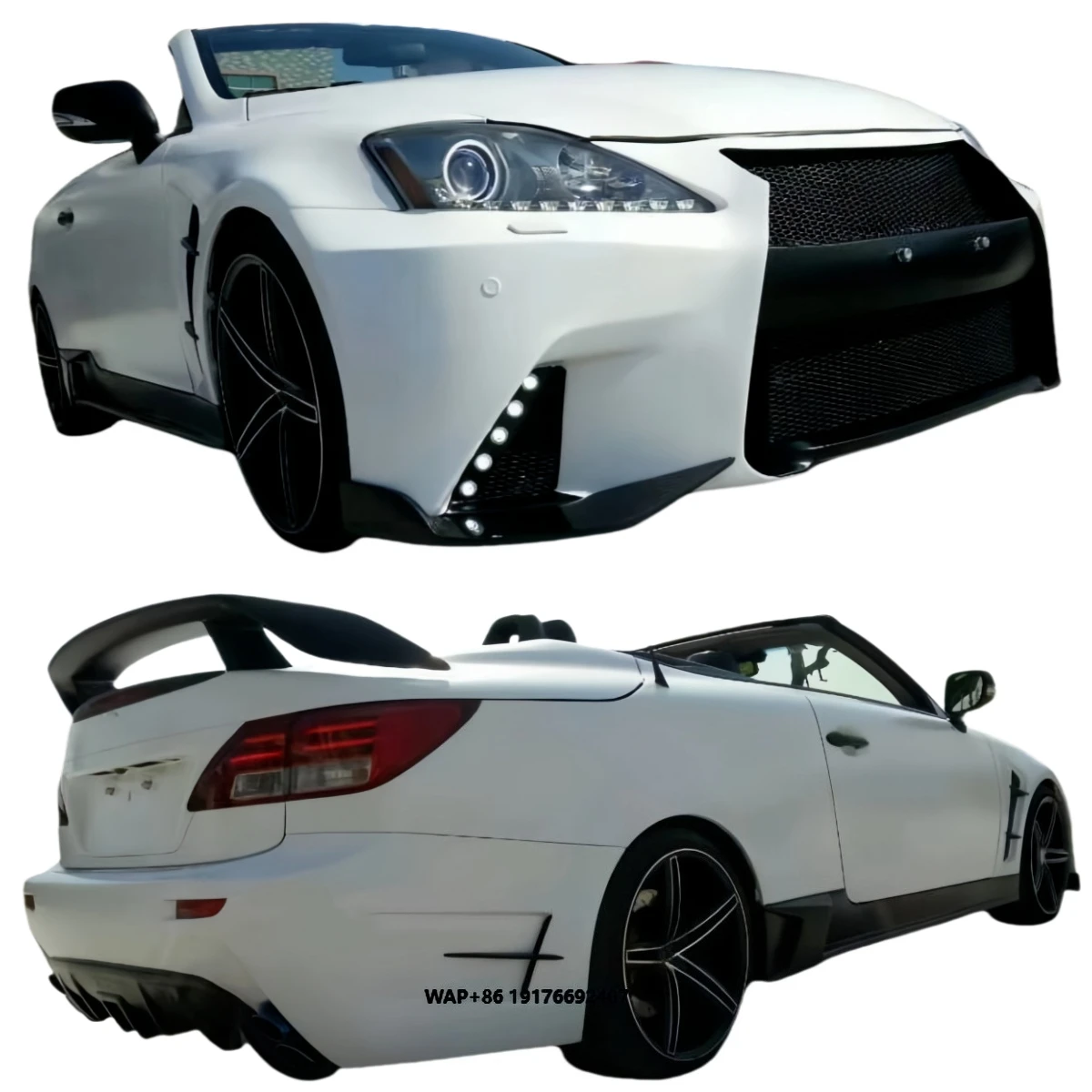 

Convertible Version for 2006-2012 IS250c/300 c Body Kit Bumper
