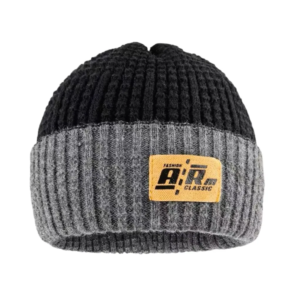 

Fashion Warm Winter Hat Thickened Ear Protection Knitted Cap Elastic Casual Beanie Hats Women