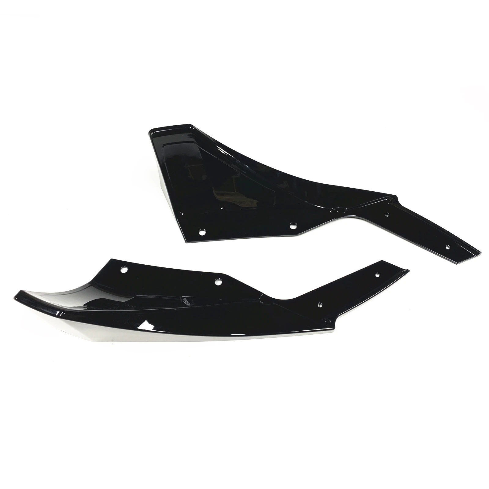 Rear Bumper Diffuser Lip Spoiler Plate W/ Boot Molding Cover Splitter For Tesla Model 3 2017-2023 view 6