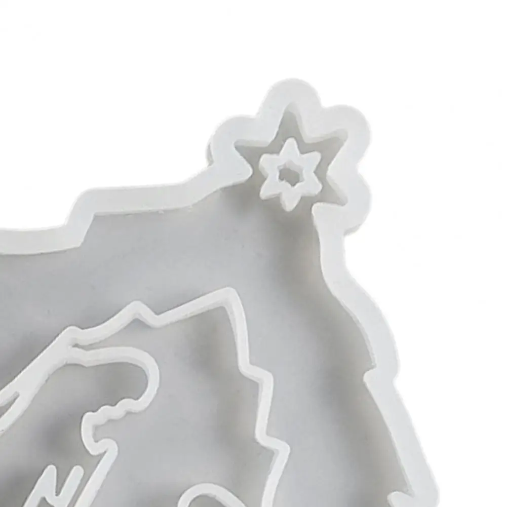 Versatile Silicone Mold for Crafts Silicone Mold Nativity Scene Silicone Nativity Mold for Diy Candle Crafts 3d Plaster Casting