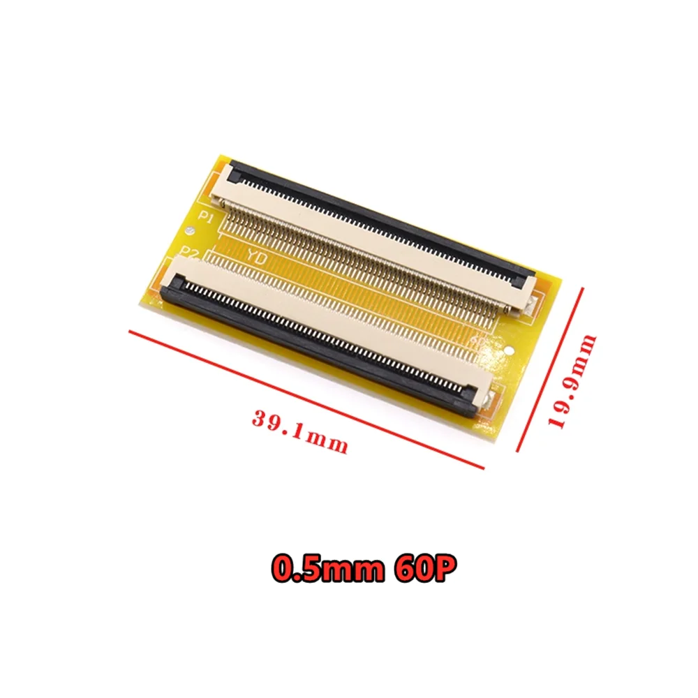 FPC Extension Board FFC Flexible Ribbon Cable Adapter Board 1.0/0.5mm Spacing Flat Wire 4P/8P/10P/20P/40P-60P for Electronics