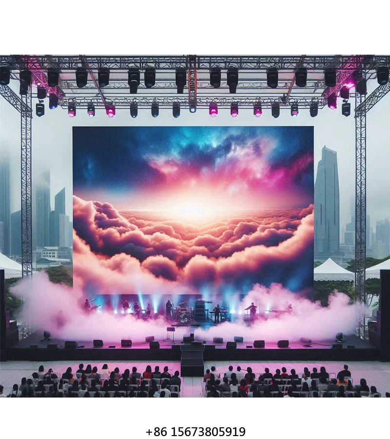 

P2.5 Indoor/Outdoor Seamless Splicing Rental LED Display Screen 640*480mm Giant Stage Background LED Video Wall
