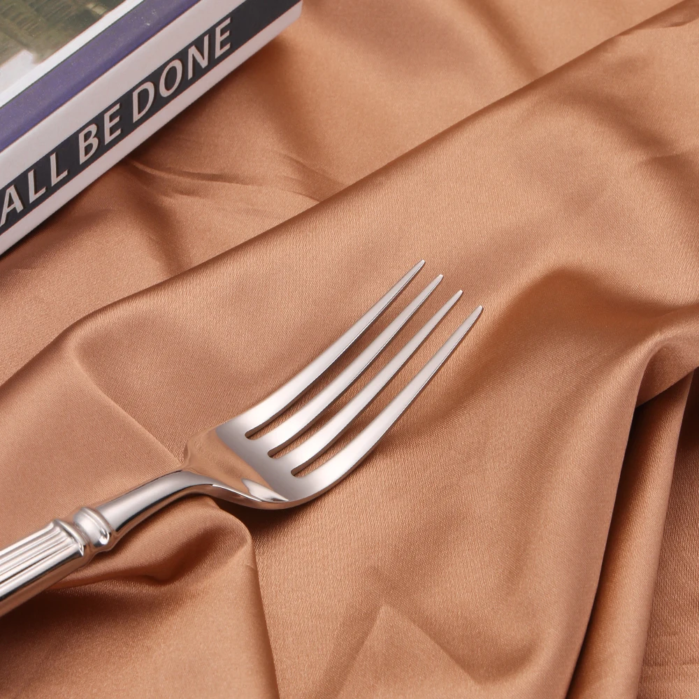 4/8/12 Pieces High Quality 18/10 Stainless Steel Cutlery Set with Knives Forks Spoons Mirror Polished Dishwasher Safe Flatware