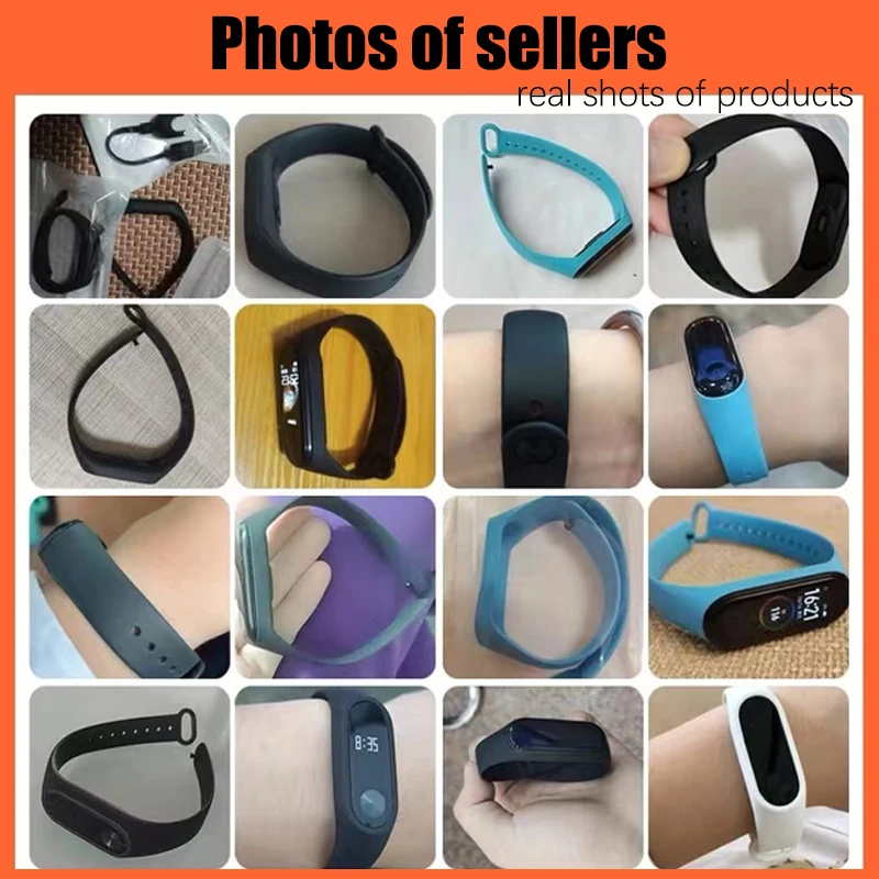 Ремешок силиконовый для Xiaomi Mi Band 7 6 4 5 3, однотонный браслет на запястье для Mi Band 7 5 6, Xiaomi Mi Band 5 4 3