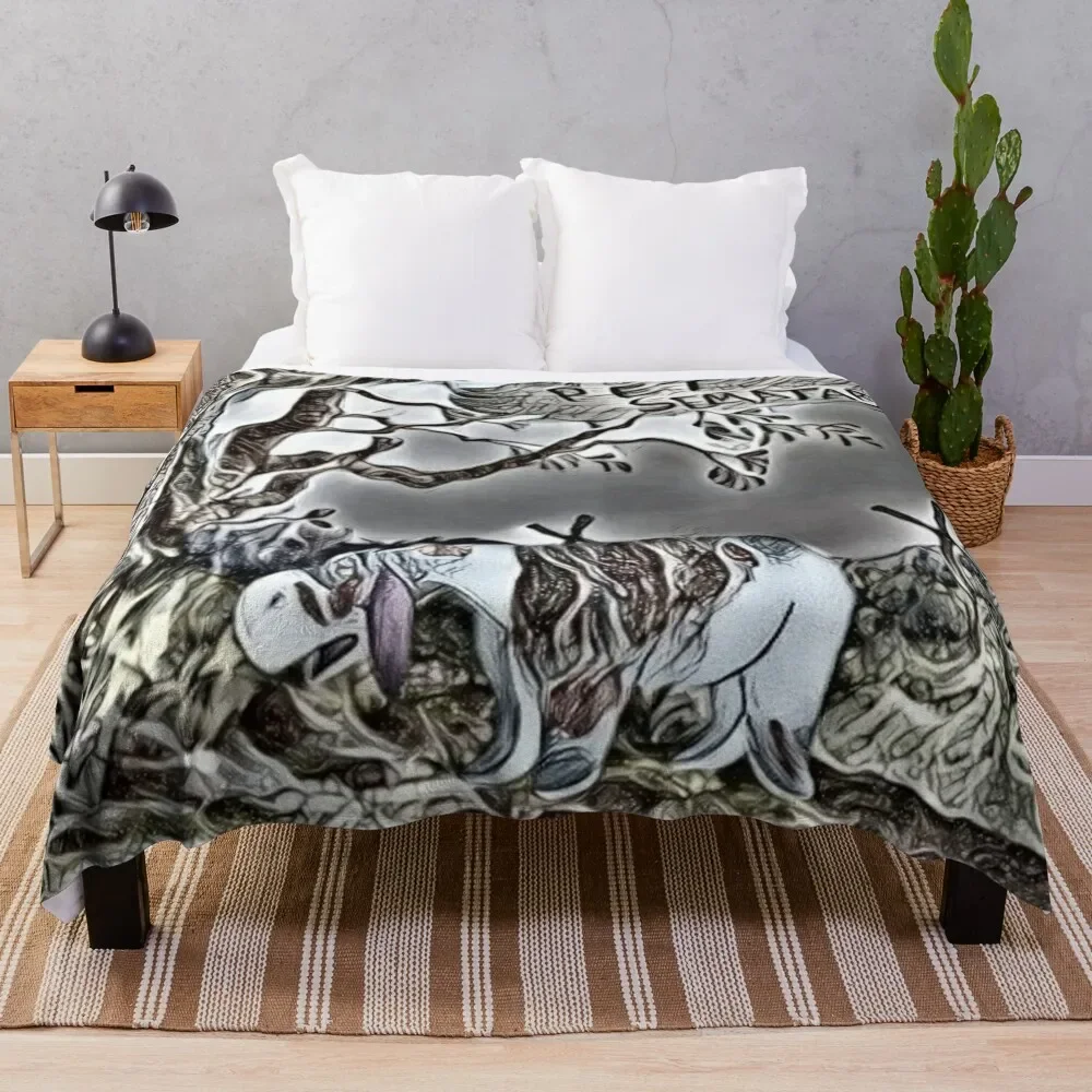 

Eeyore Pet Sematary Throw Blanket blankets and throws heavy to sleep Decorative Sofas Thermals For Travel Blankets