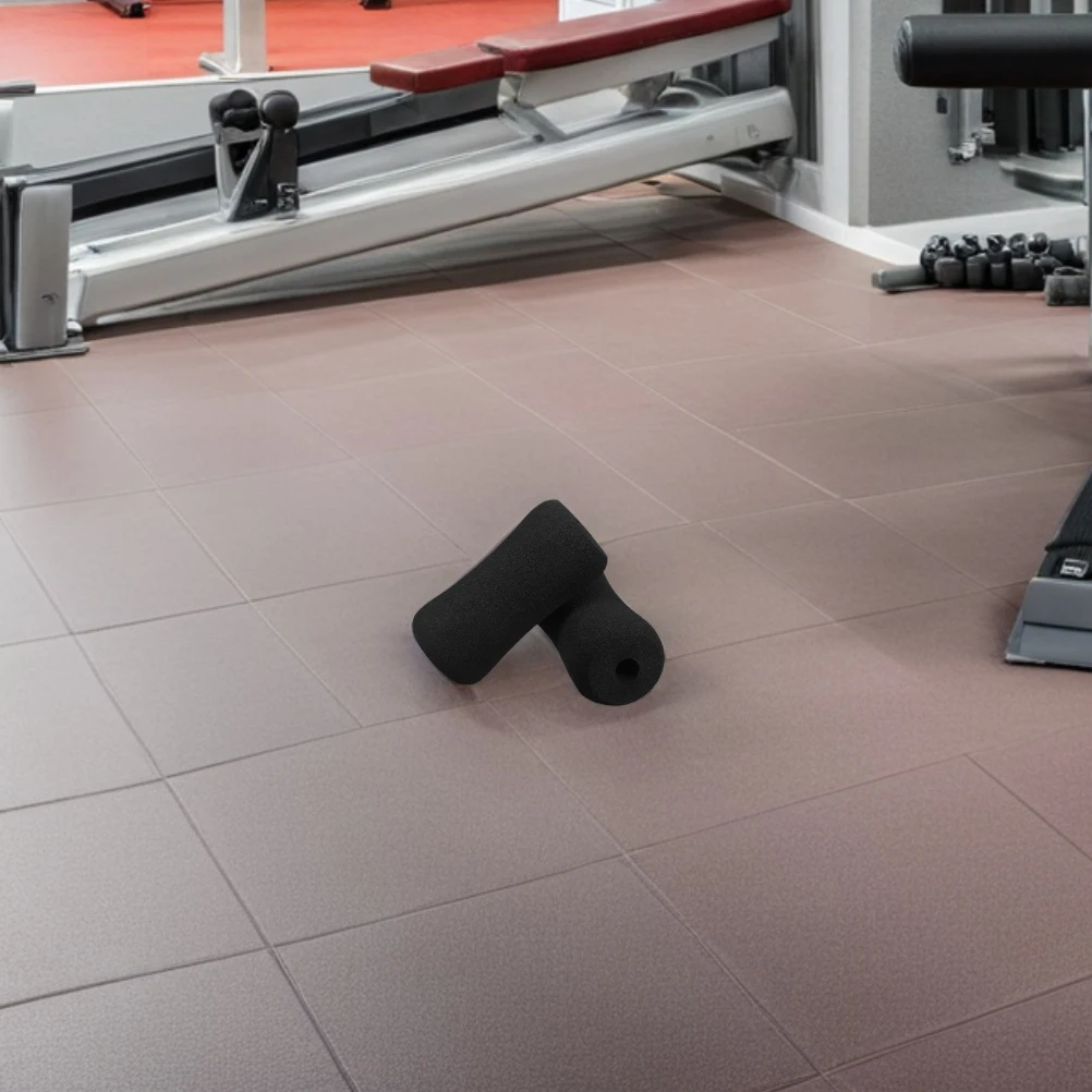 

4pcs High-Density Foam Sit Up Board Exercise Equipment Pad Universal Black Sponge Dumbbell Stool Cover Stable Support Abdominal