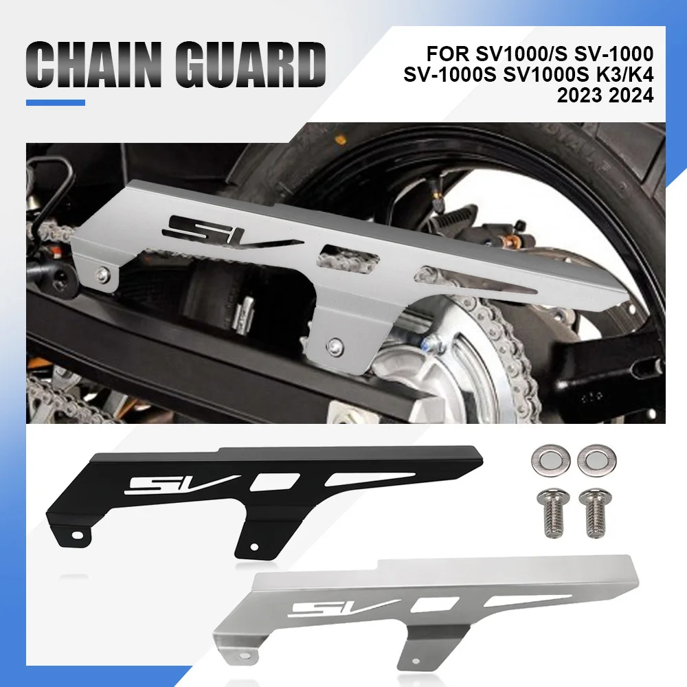 

For Suzuki SV1000/S SV-1000 SV-1000S SV1000S K3/K4 2023 2024 Motorcycle Sprocket Protection Cover Chain Guard Cover Protector