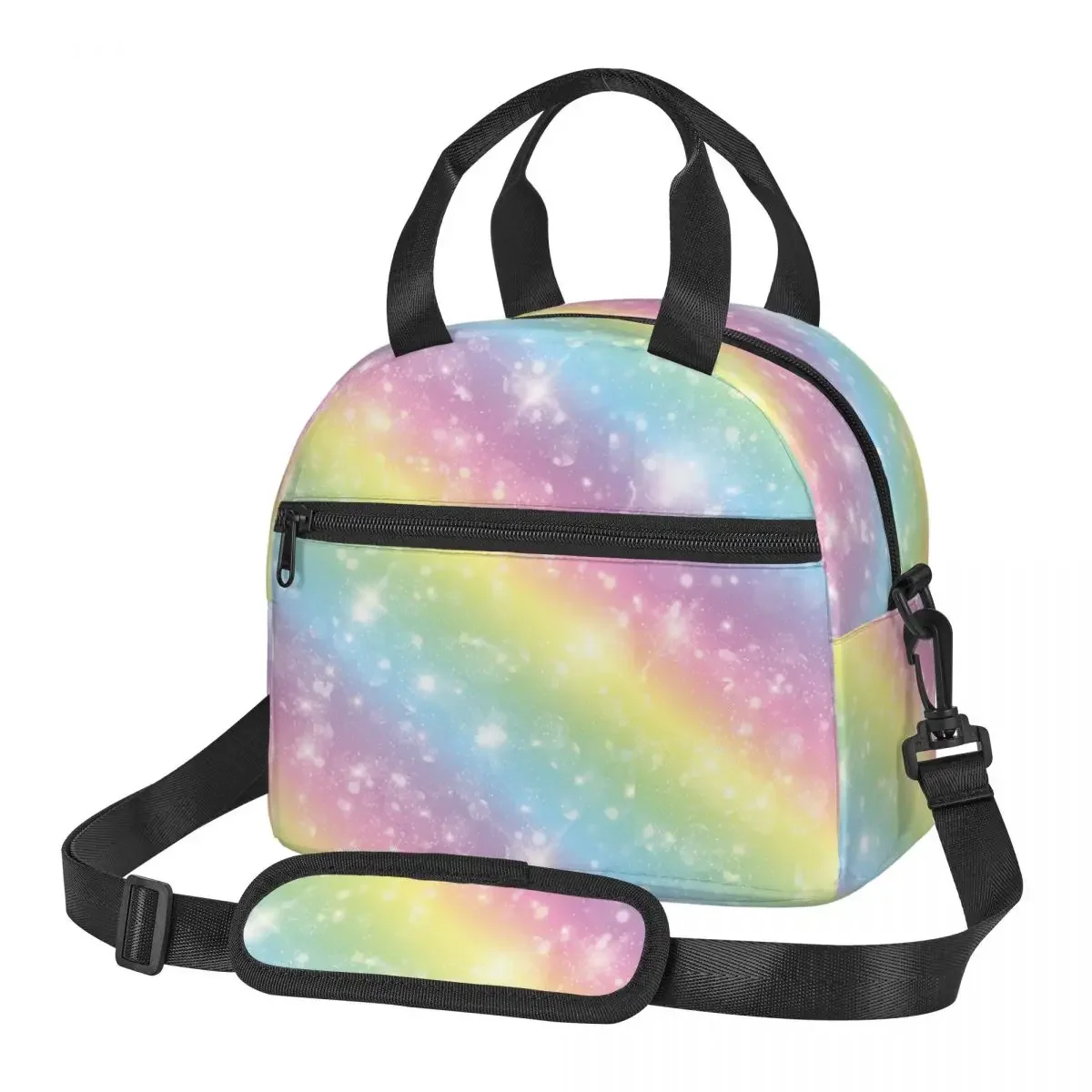 Blink Rainbow Accessories Large Insulated Lunch Bags With Adjustable Shoulder Strap Cooler Thermal Lunch Boxes