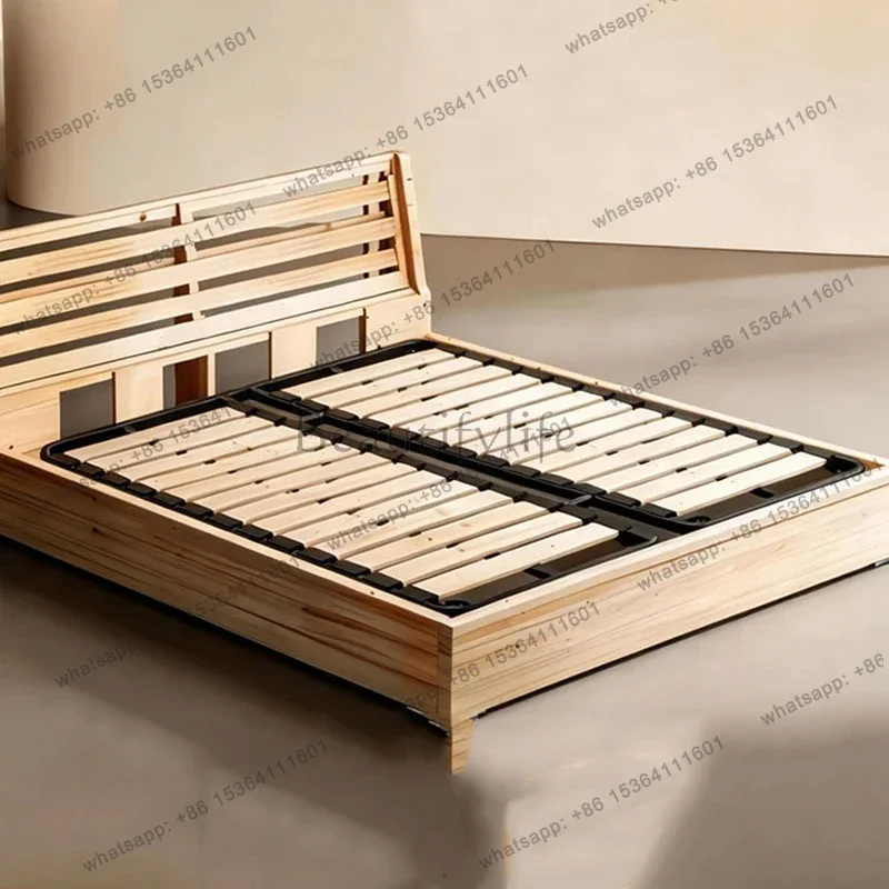 Leather Bedroom Massage Bed Luxury Frame Luxury Queen Design Full European Simple Safe Bed Sleeping Beliche