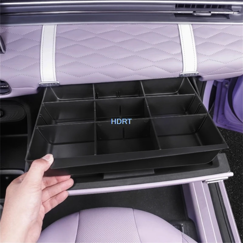 

Fit For Dongfeng Nammi 01/Box 2024 + Car Styling Passenger Glove Compartment Makeup Storage Box Organizer Tray Cover Accessories