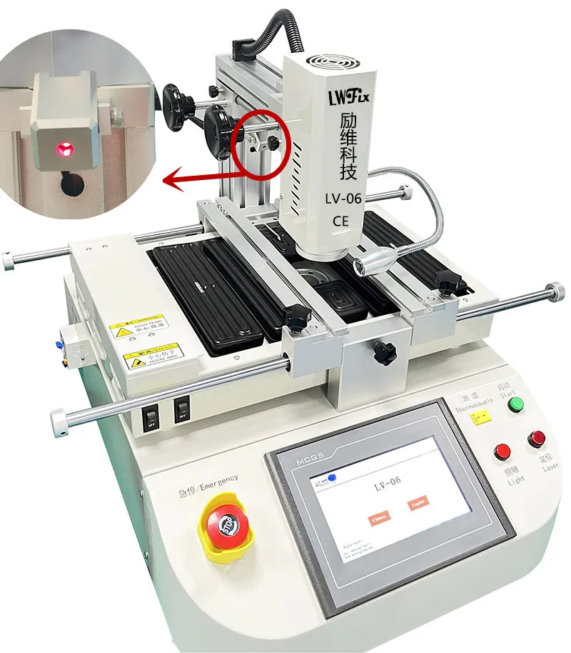 

Паяльная станция Grade One Hot Air SMD для ремонта чипов PS3, телефонов Samsung, BGA-машин