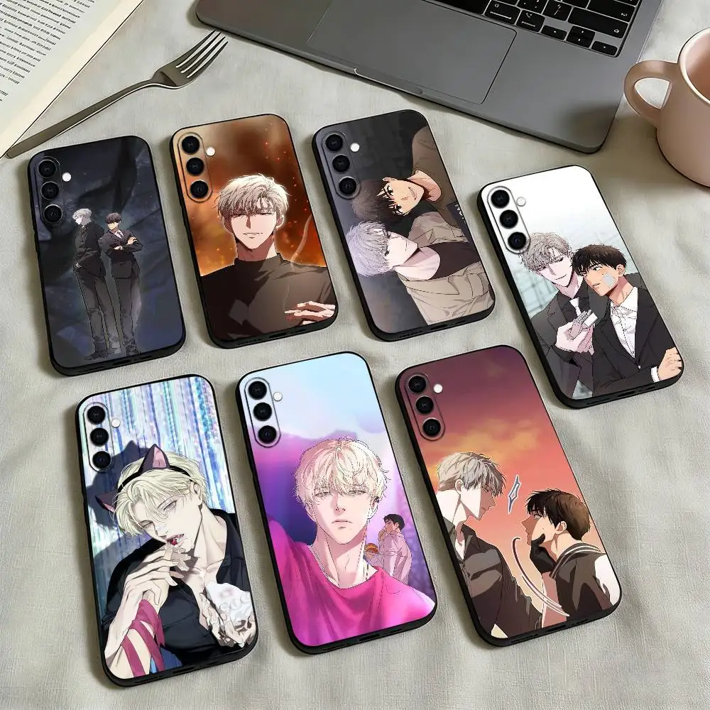 Comics P-Passion-N Phone Case For Samsung Galaxy A73,A72,A71,A70,A53,A52,A51,Others Soft Black Cover