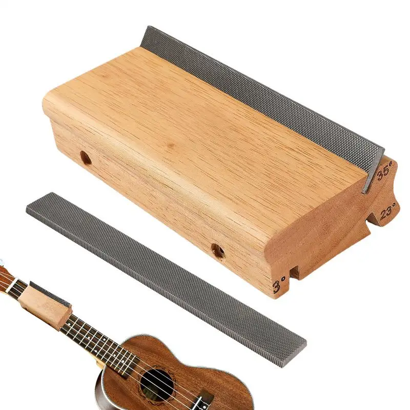

Guitar Fret File Kit 3/23/35 Degree Fret Dressing File Luthier Tool Deburring Rounding Shaping Supplies For Electric Bass
