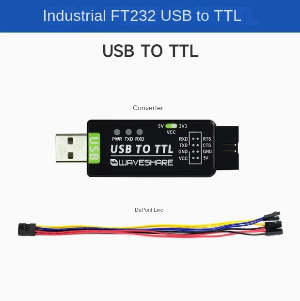 وحدة المنفذ التسلسلي UART الصناعية FT232 USB إلى محول FT232RNL الأصلي
