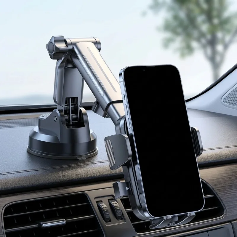 Saugnapf-Basis mit Multidirektionaler Rotationsfunktion Sichere Navigationsunterstützung Auto-Innenausstattung Vakuum-Adsorption Magnetisch