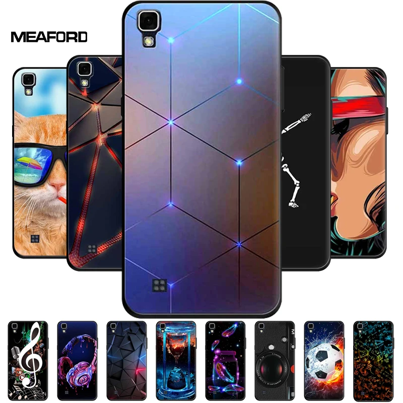 Para lg x power casos k220ds k220 ls755 macio tpu silicone casos de telefone para lg x power volta cobre coque sacos proteção para escudo