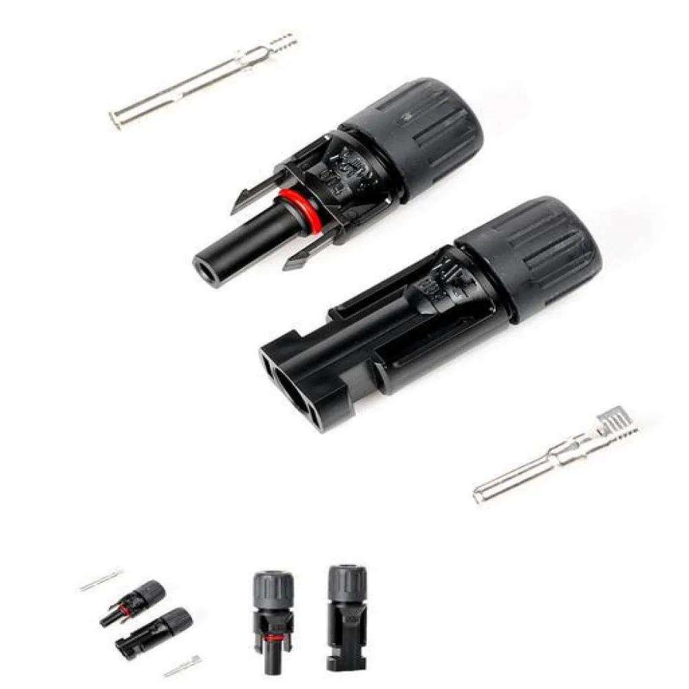 Solar Panel Cable Connector Solar Cable Connector Advanced Solar Panel Cable Connector Set Waterproof Male/Female IP67 Rated