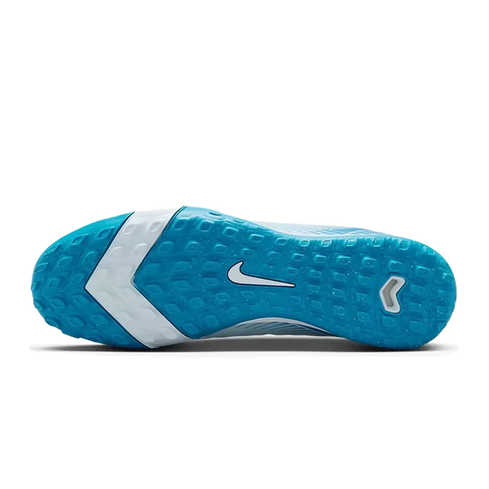 Nike Mercurial Vapor 16 Pro Zoom Vapor 16 Pro TF (Rubber Studs) Anti-Slip Durable Soccer Cleats Men's White/Blue FQ8687-400 view 6