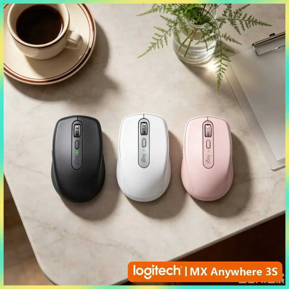 Premium MX Anywhere 3S - 8000 DPI, USB-C Fast Charge, Anti-Slip, Ideal for Auto Parts Store & Order Tracking