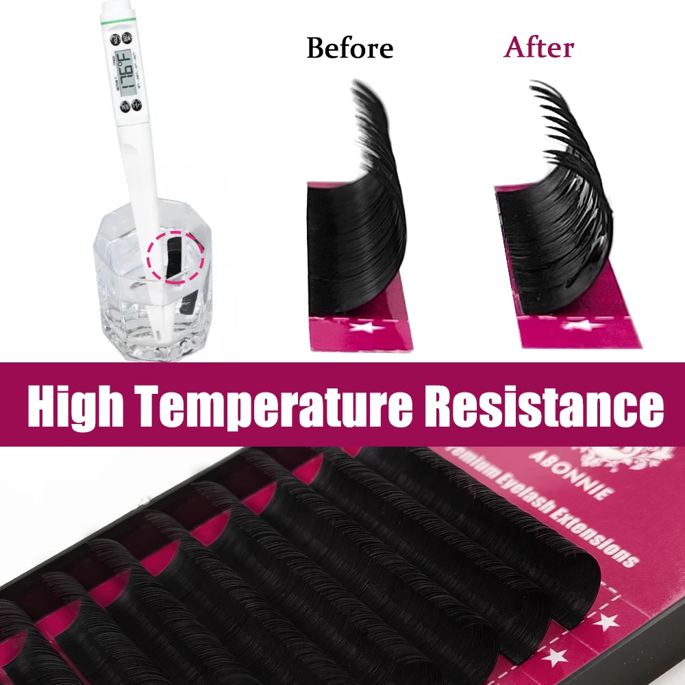 Matte Black C/D/ CC Classic Mink Lashes Premium Volume Individual Eye Lash Extensions Professional Fake Lashes Tray Cilios