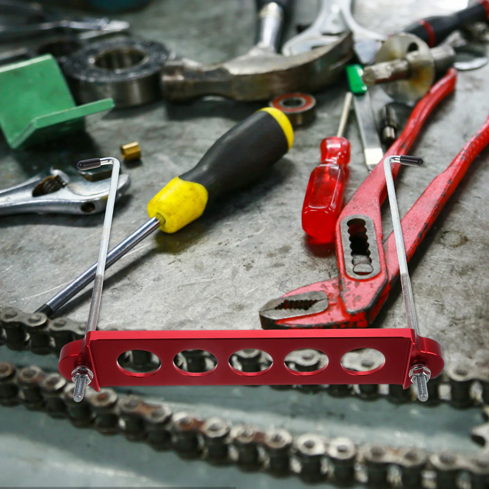 دعامة سيارة من سبائك الألومنيوم، حامل آمن لدعم صيانة تركيب السيارة