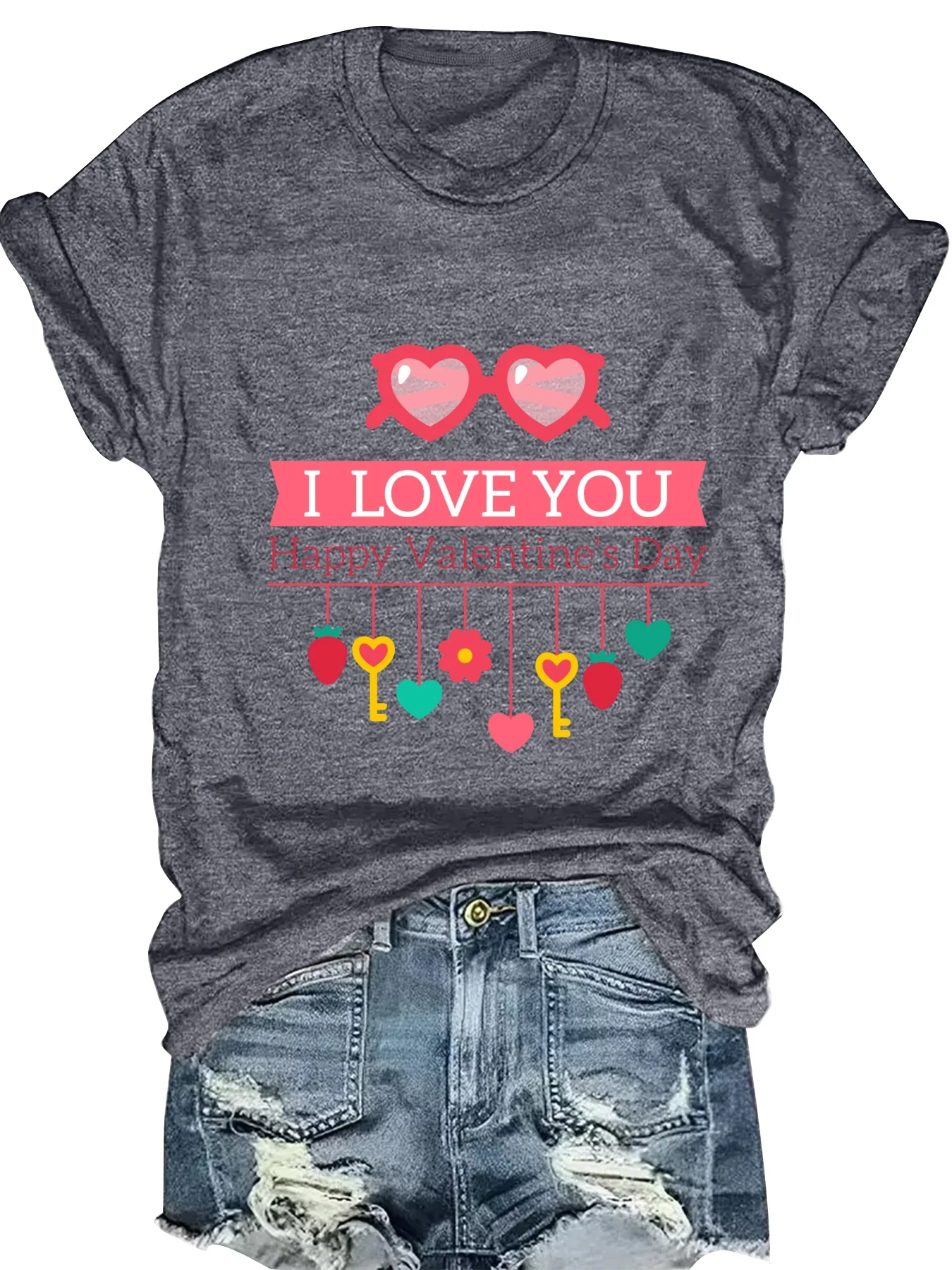 

Модная женская футболка с круглым вырезом и принтом в виде букв, стильная повседневная футболка с графическим рисунком