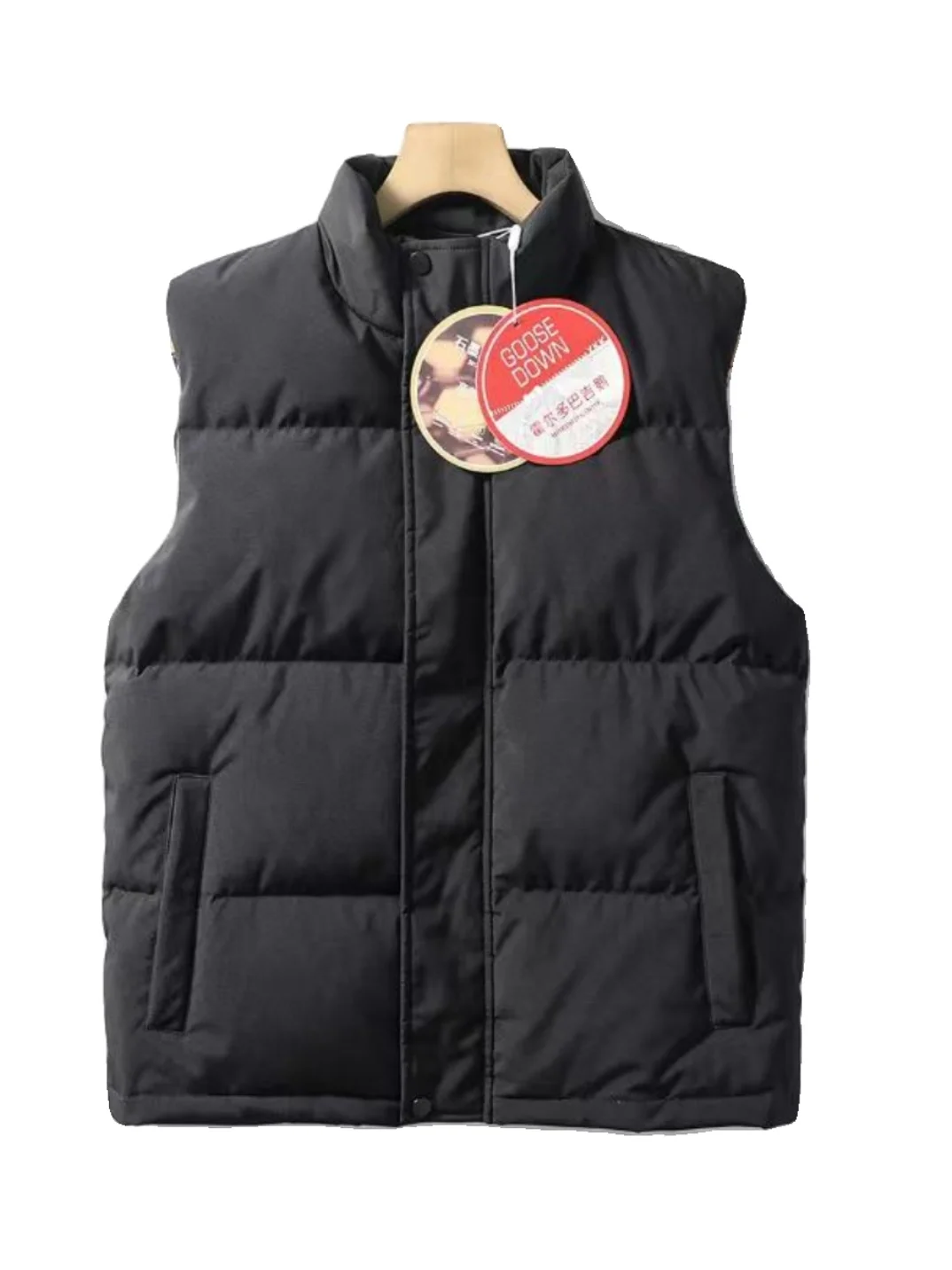 Waterproof Men's down Jaet Stand Collar aphene Warmth Goose down Vest Autumn Winter Faion Urban Sle Youth Outerwear