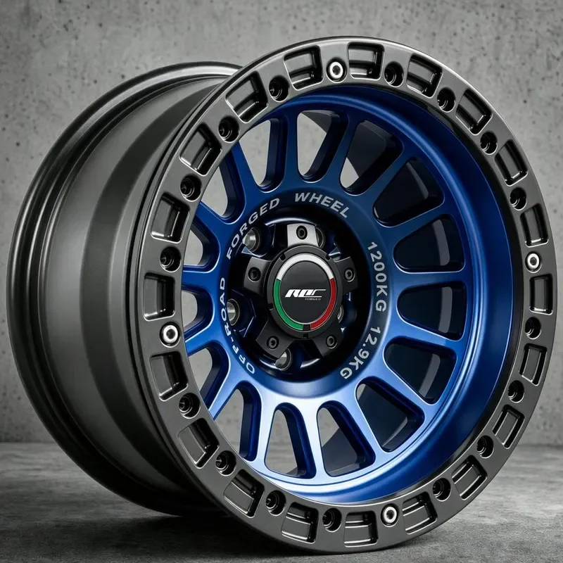 17x8 Off Road Wheels 5x108 with Analog Lock Tires Compatible with Jaecoo 7 Custom Alloy Rims
