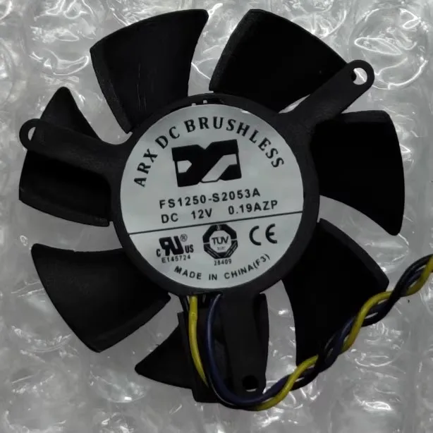 

Бесплатная доставка, оригинальный, подходит для Gigabyte GTX1050/1050Ti FS1250-S2053A 12 В 0,19 А, охлаждающий вентилятор для видеокарты