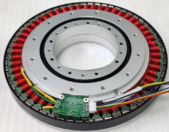 10Nm large permanent magnet brushless DC motor 20310, 54N60P hollow shaft ultra-thin low-speed torque motor