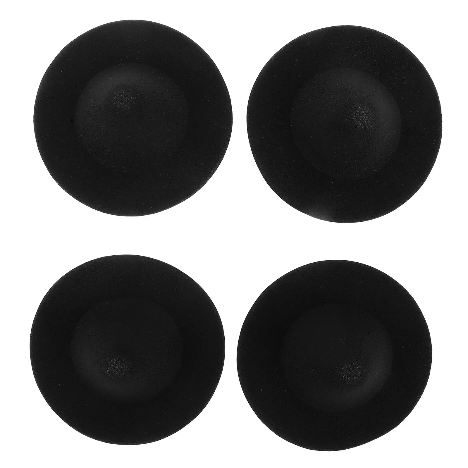 

4Pcs Miniature Witch Hats Halloween Party Supplies Black 10Cm DIY Crafts Dollhouse Accessories Creative Decoration