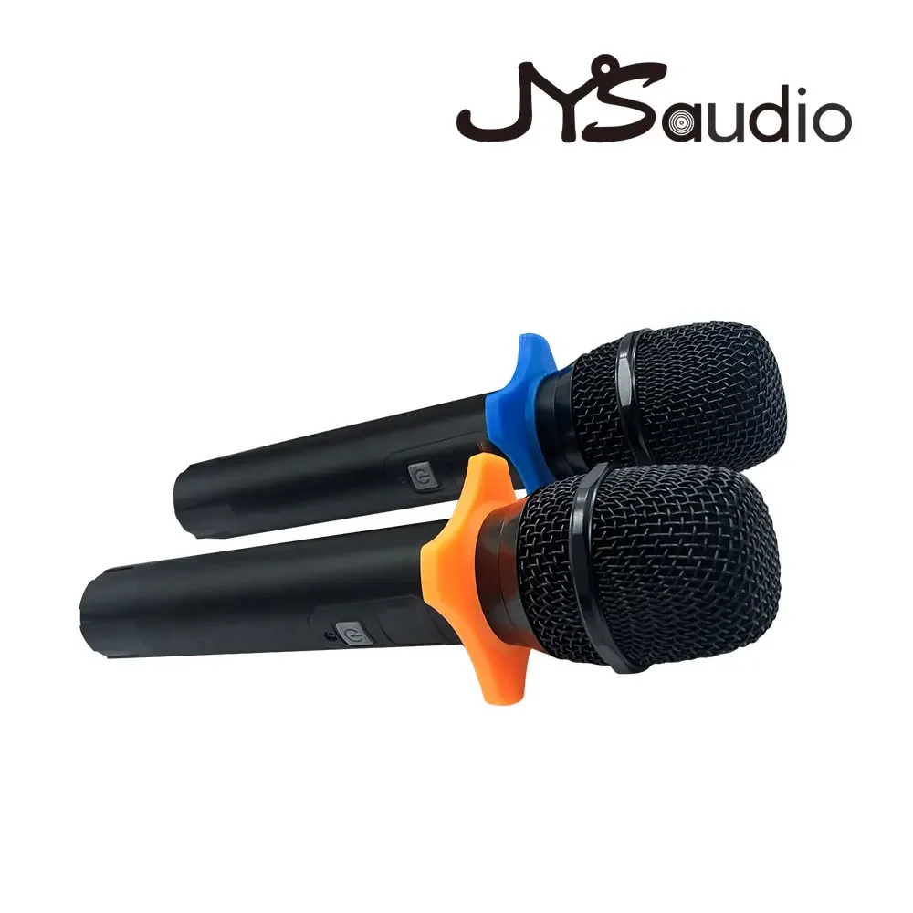 Imagem -05 - Uhf Karaoke Sistema de Microfone sem Fio Música Estágio Sistema de Som Longa Distância Dupla Metal Handheld Mic Transmissor Profissional