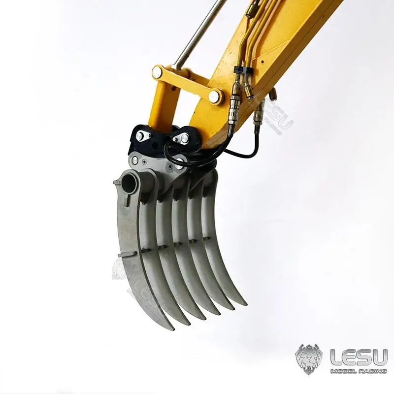 

LESU 1/14 Simulation Hydraulic Excavator AT-C0008-B Modified Quick-Release Rake Bucket