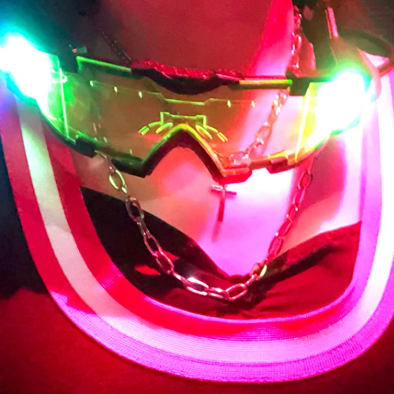 Лучшие предложения, очки ночного видения, регулируемые детские светодиодные ночные очки для гонок, езды на велосипеде, охоты, для защиты глаз, подарок для детей