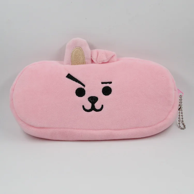 BT21 Pen Bag Creative Animal Pen Bag Thin Printed Rectangular Stationery, Learning Supplies, Makeup Supplies Storage view 4