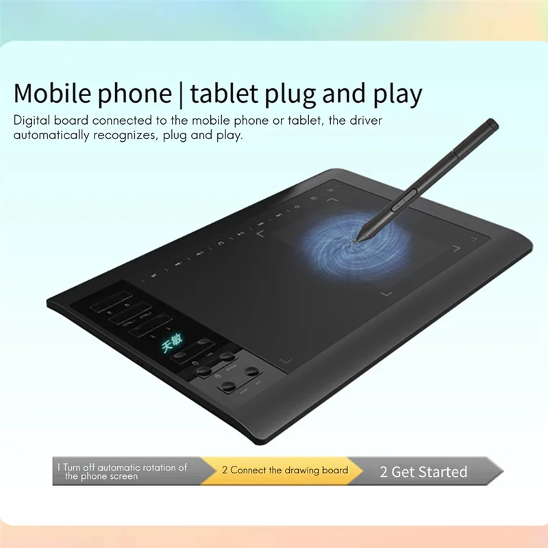 

10Moons G10 Digital Board Can Be Connected To The Cell Phone Hand Drawing Board Computer Drawing Board Handwriting Board Durable