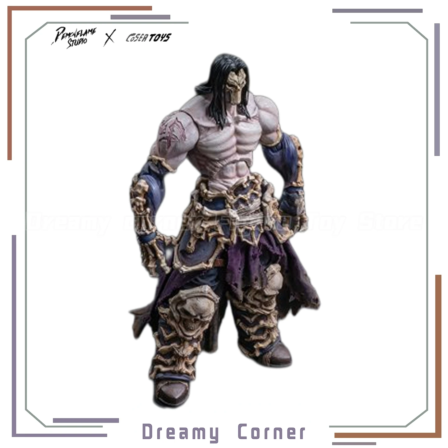

【In Stock】Original DEMON FLAME COSER TOYS AD-005 Darksiders Abyss Knight 1/12 Action Figure Toy Model Collection