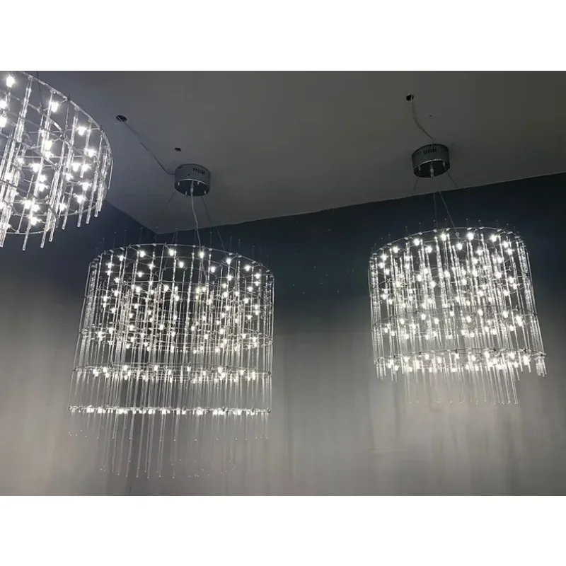 

2025 New Creative Personalized Firefly Pendant, Postmodern Living Room, Dining Room, Master Bedroom, Simple Circular Pendant