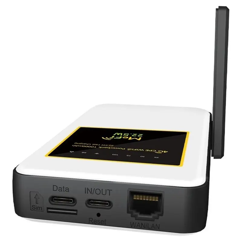AB42-Wifi6 Portable 10000Mah 22.5W Quick Charge Signal Relay Device Data Transmitter Pocket Travel
