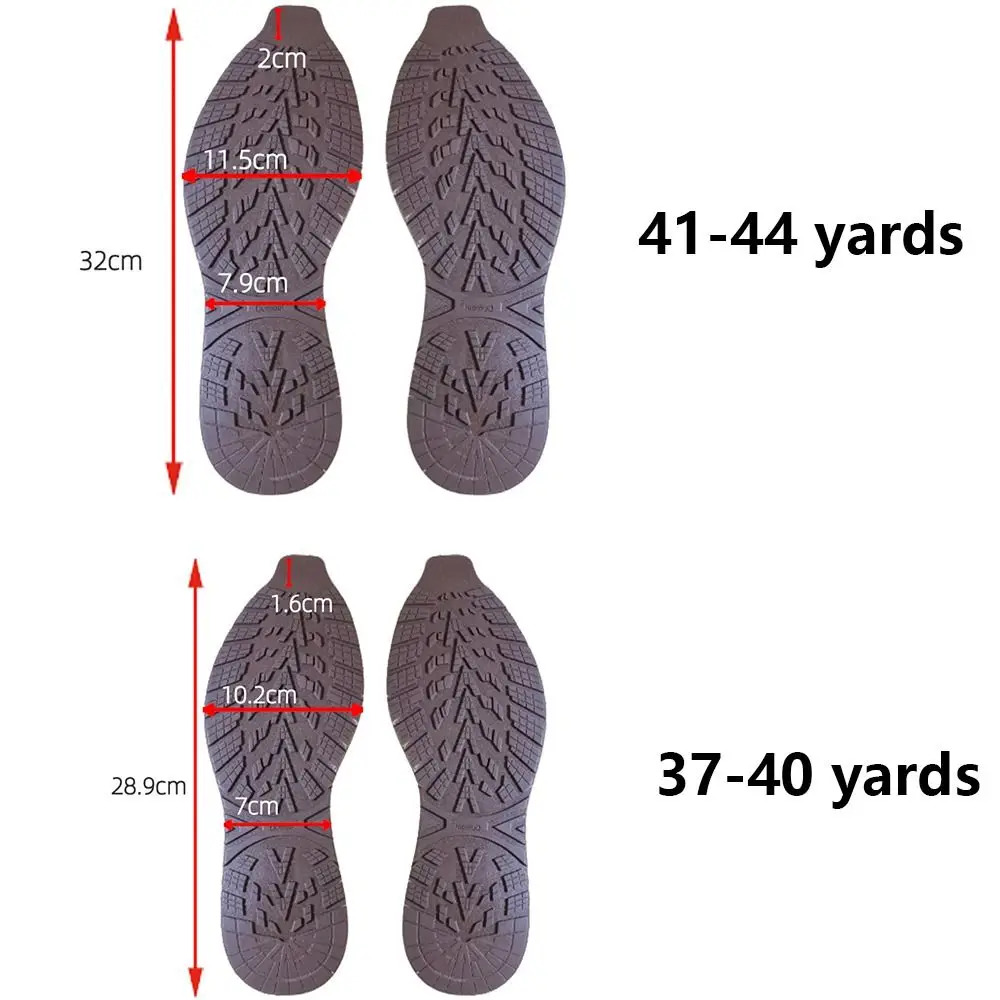 1 pasang sepatu pengganti DIY antiselip dengan sol karet tebal untuk perbaikan tambalan karet antiaus