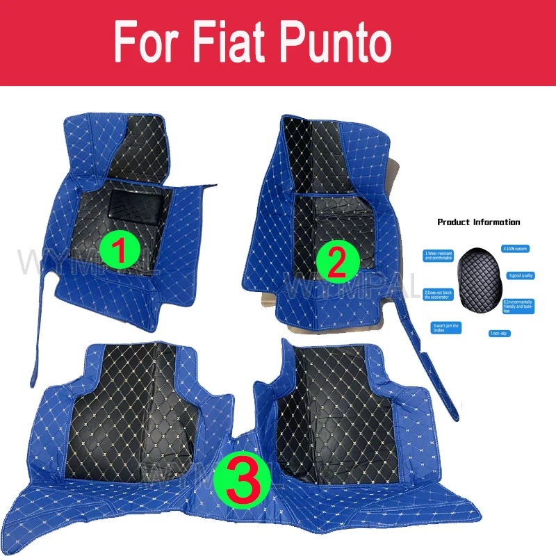 

Custom Car Floor Mats For Fiat Punto 2007 2008 2009 2010 2011 2012 2013 Accessories