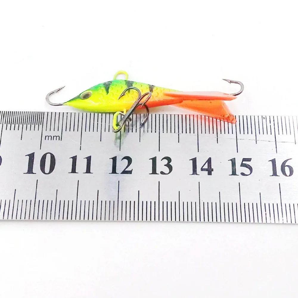 DNDYUJU 1pcs Winter Ice Jig 50mm/7.5g Fishing Lure Fake Lure Artificial Bait Lure Balancer For Fishing Carp Pike Perch image 2
