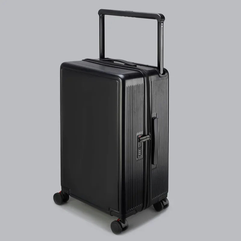 Valise de Voyage à Roulettes Universelle, Large Tirant, 20 Pouces, observateur, Boîte à Mot de Passe pour Étudiant, 4 Pouces