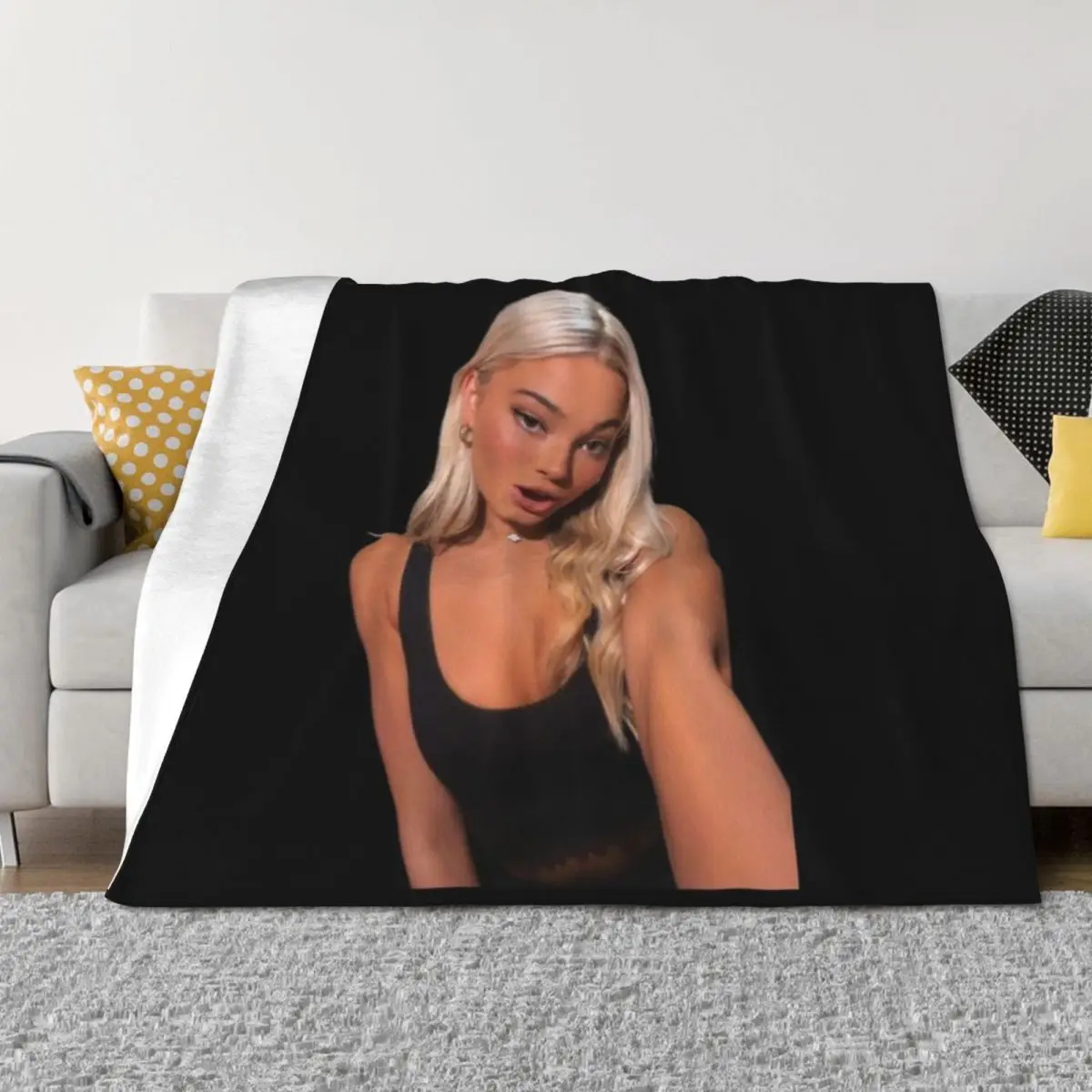 

Olivia Dunne Throw Blanket Luxury Luxury Thicken Tourist Picnic Blankets