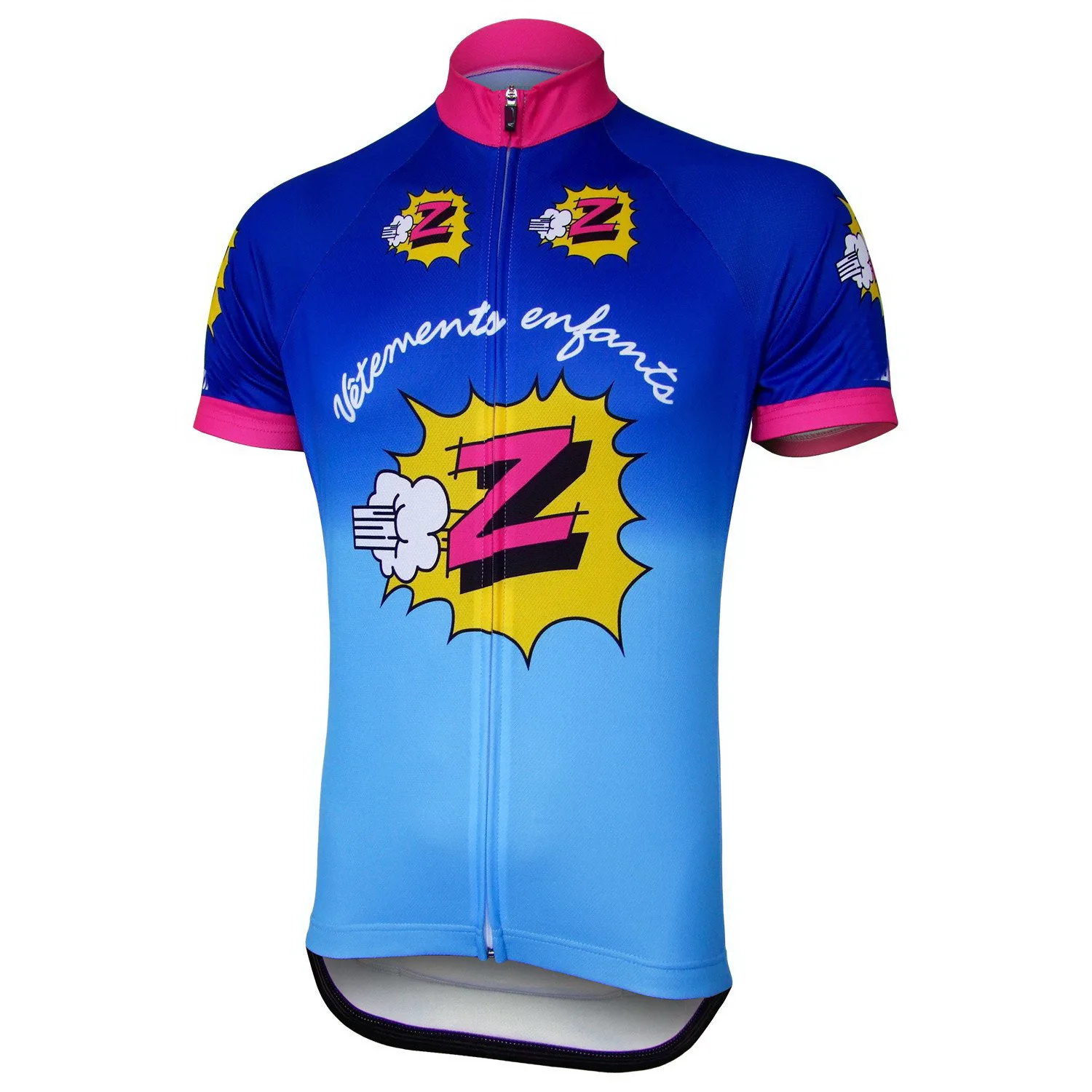 

LASER CUT Z VETEMENTS TEAM Retro Classic ONLY Men's Cycling Jersey Short Sleeve Bicycle Clothing Ropa Ciclismo