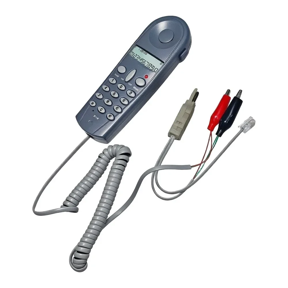 For Telephone Cable Tester Kit for Line Technicians Featuring FSK/DTMF Compatibility and Hang Up Functionality