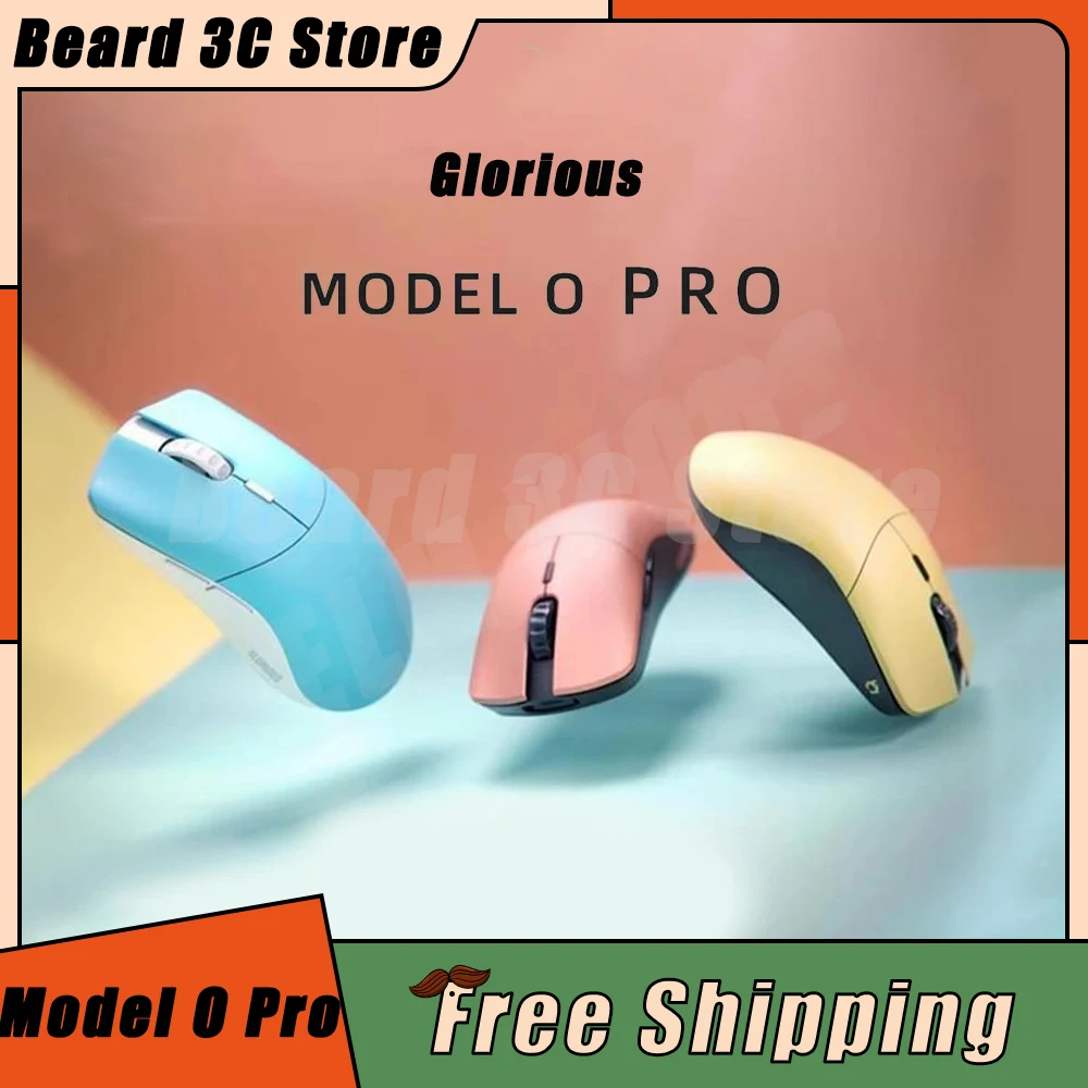 

Glorious Model O Pro Wireless Mouse Lightweight 2.4g E-sports Gaming Mouse Bamf Sensor Ergonomics Office Pc Gamer Accessoy Gifts