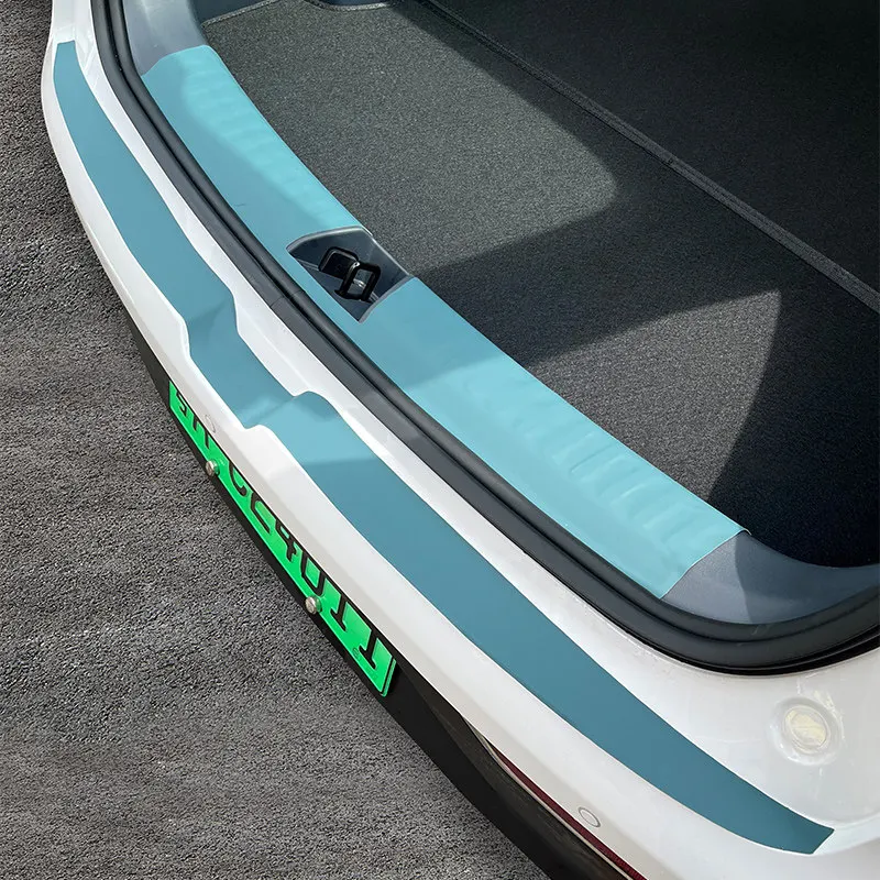 For Geely EX2/Xingyuan 2024-2026 Trunk Leather Sticker Interior Exterior Protector Strip Trim Cover Car Styling Accessories