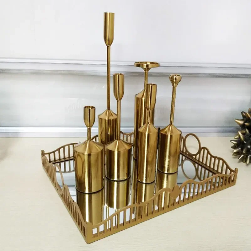 electroplated-hardware-tray-handicraft-ornaments-model-room-sales-office-light-luxury-modern-simple-soft-decoration-home